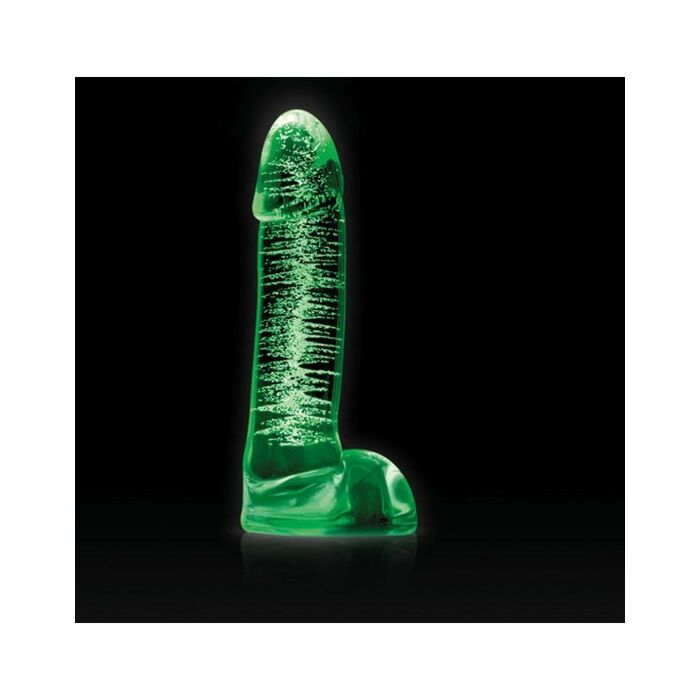 Firefly glass smooth dildo