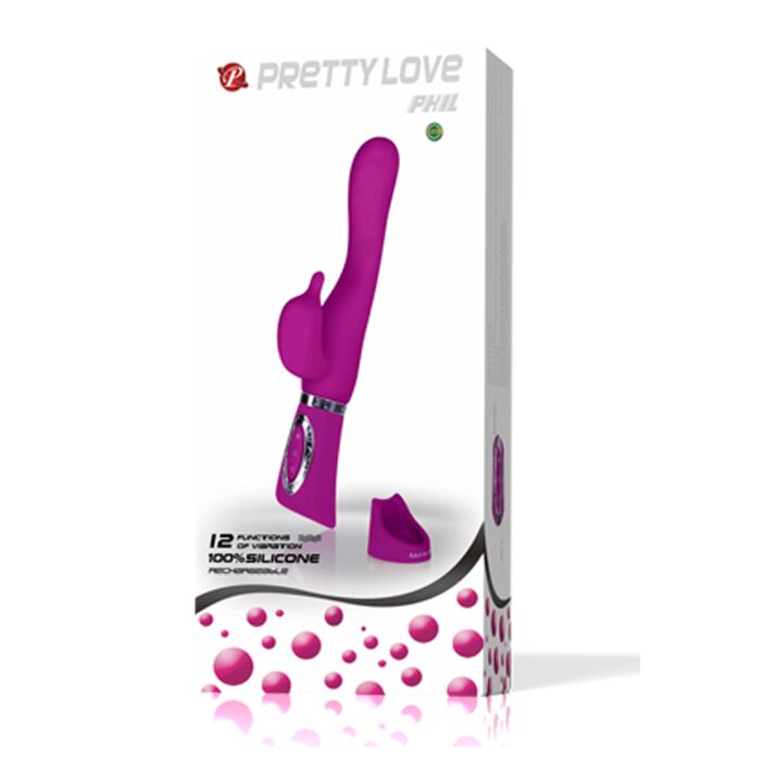 Pretty love tood massager purple