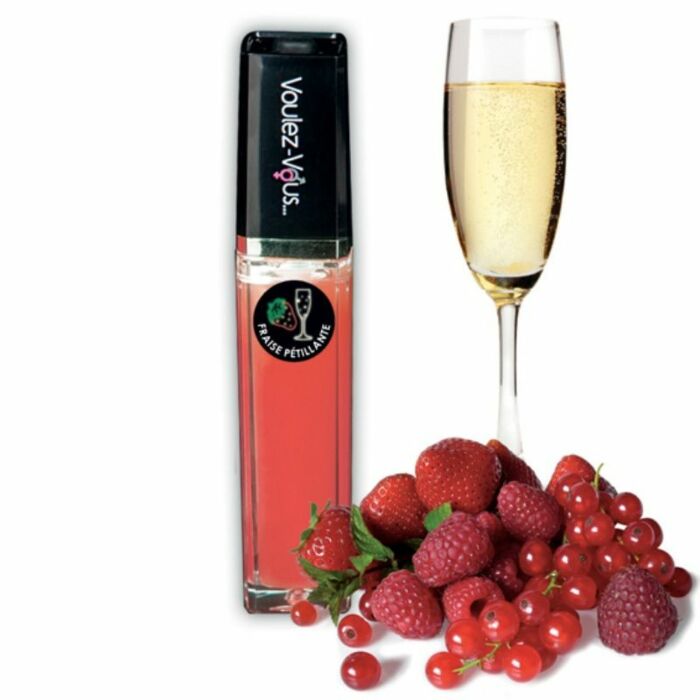 You want labial effect heat-cold strawberries with cava