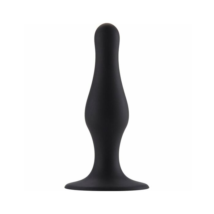 Butt plug with suction cup - medium - black