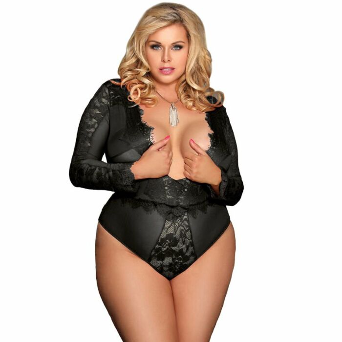 Subblime queen plus long sleeve teddy