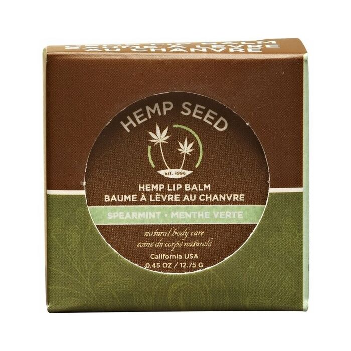 Earthly body spearmint  lip balm pot