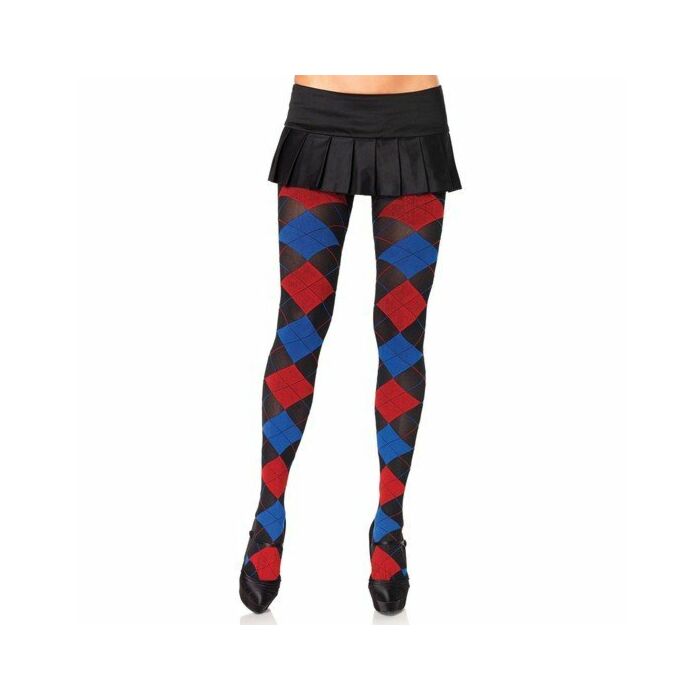 Leg avenue opaque woven argyle tights