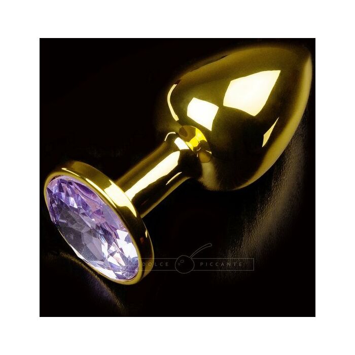 Jewellery small gold baby purple