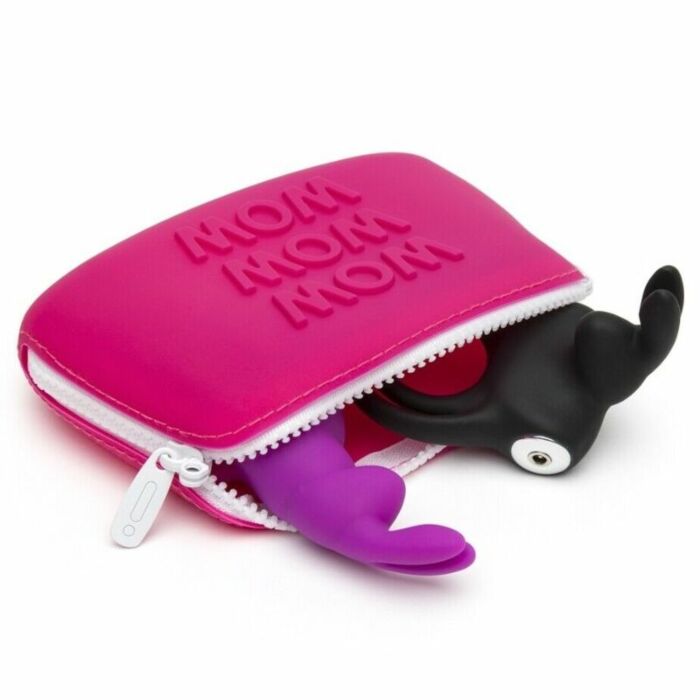 Happy rabbit storage case small pink