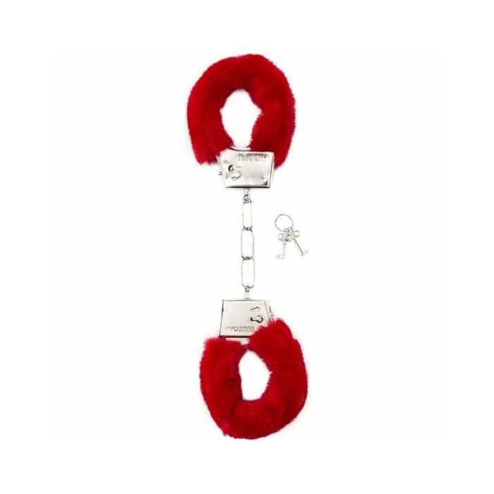 Furry handcuffs red