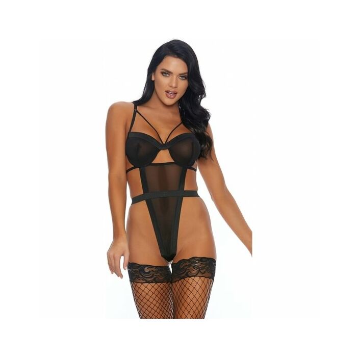Near and sheer teddy black