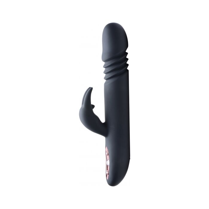 Royal rabbits bunny thrust - 10 speed ramp vibrator - black