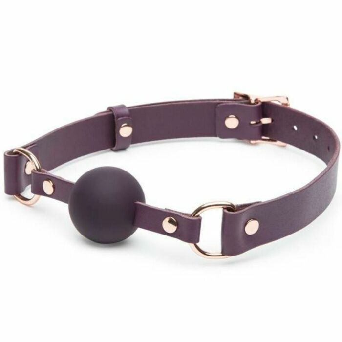 Fifty shades freed leather ball gag