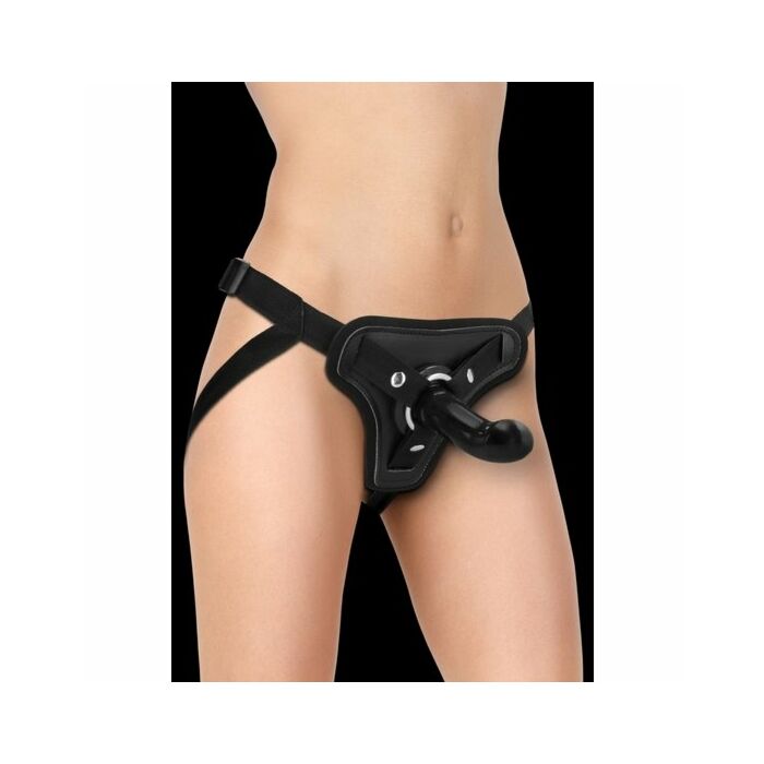 Ouch! adjustable 5 strap-on set - black