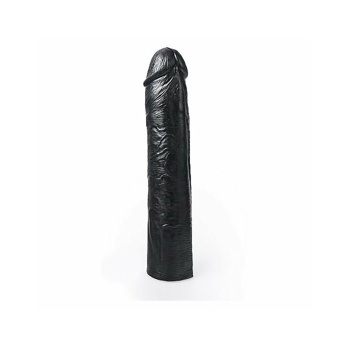 Hung system realistic dong black benny 25.5cm
