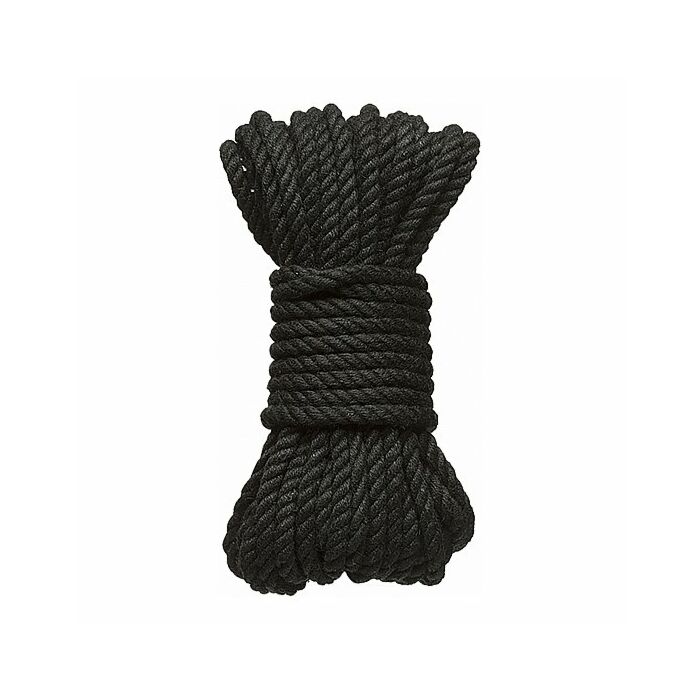 Kink - 6mm hemp bondage rope - 30 ft. black