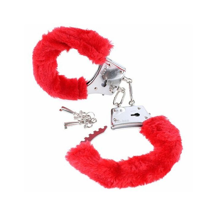 Fetish fantasy furry cuffs red