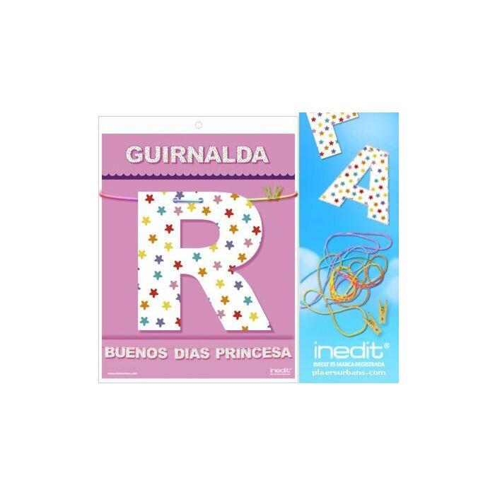 Guirnalda buenos dias princesa (cartulina 220gr)