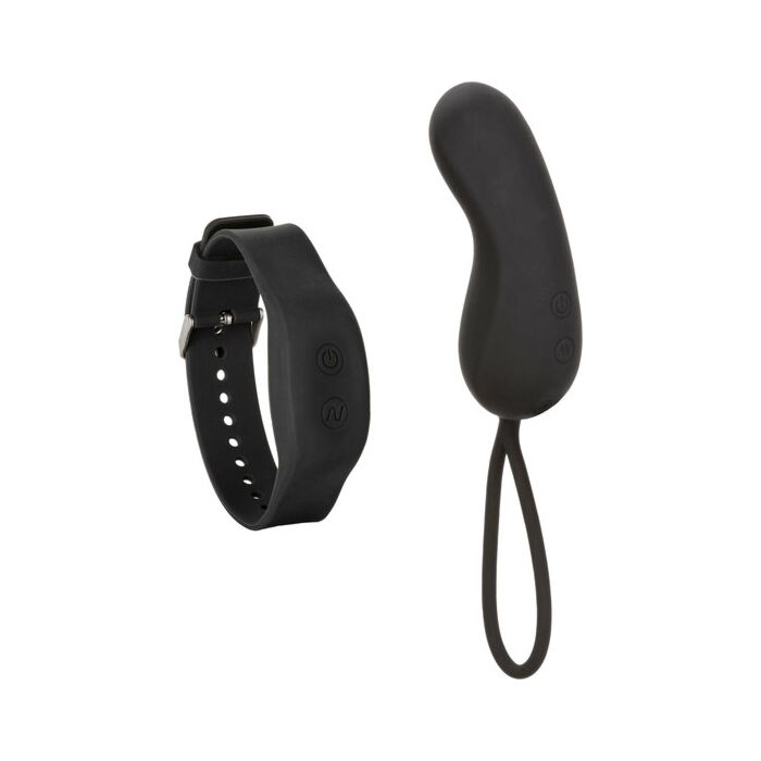 Silicone bullet with remote control - black