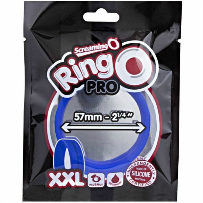 Screaming o ringo pro xxl cock ring - blue