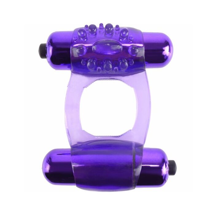 Fantasy c-ringz duo-vibrating super ring purple