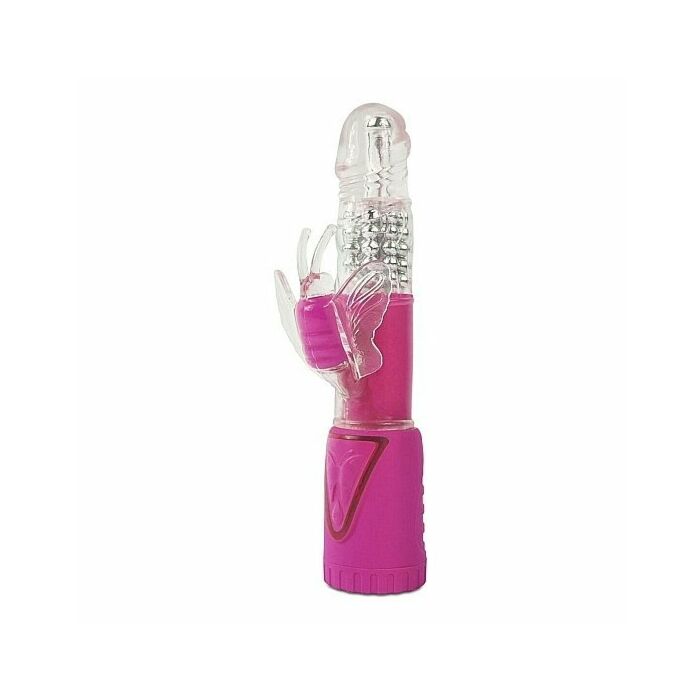 Climax flight 7x rotatin beaded rabbit vibe pink