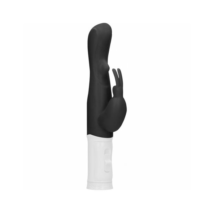 Rotating rabbit vibrator - black
