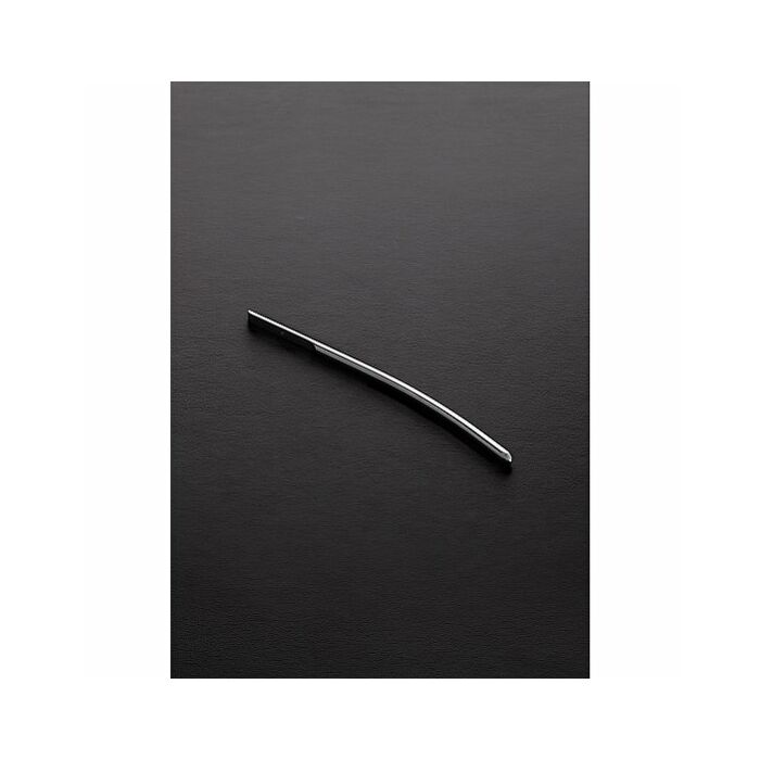 Single end dilator 6mm brushed steel