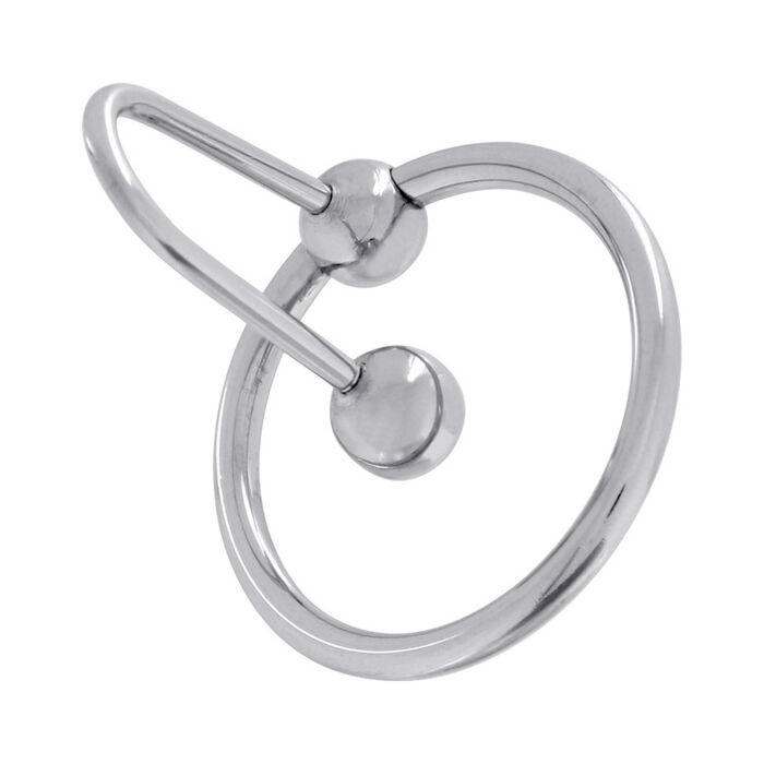 Steel spermstopper ring - 28 mm - silver