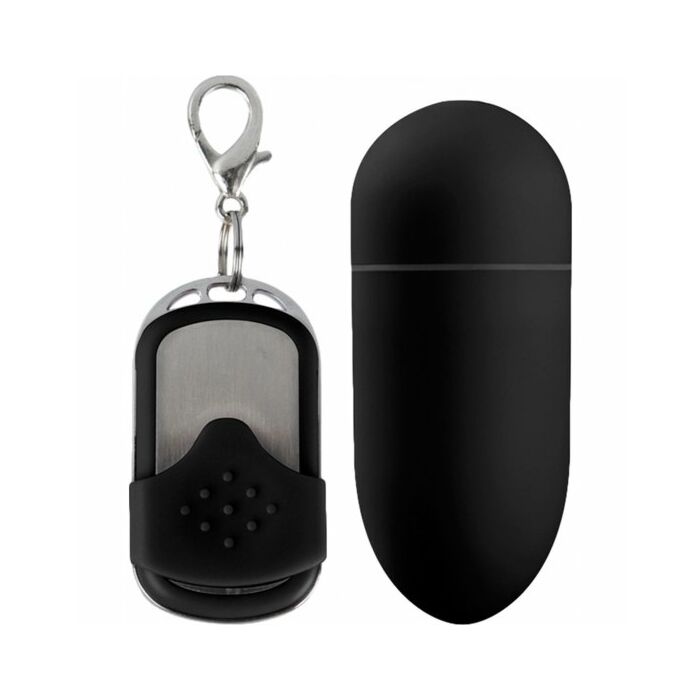 Macey remote control vibrating egg - black