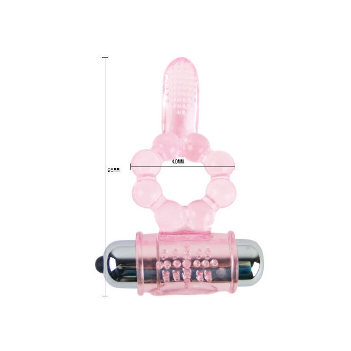 Vibrating Tongue Ring Pink