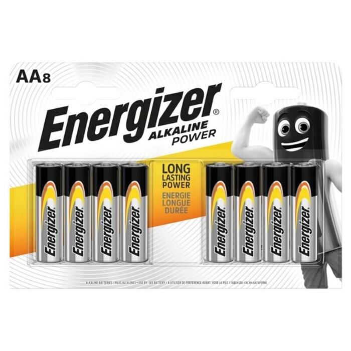 Alkaline Batteries PowerPack AA LR6 - Blister 8 units