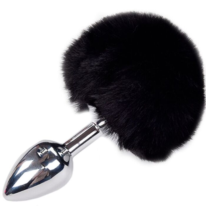 Black Pompon Plug