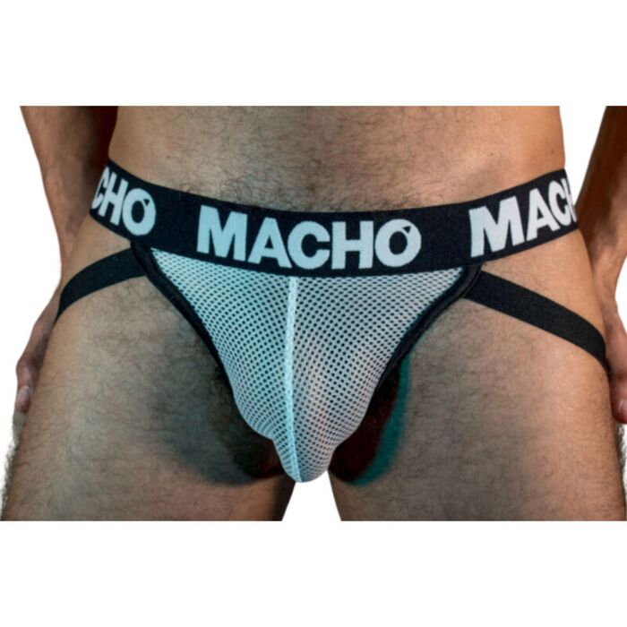 White XL Mesh Jockstrap