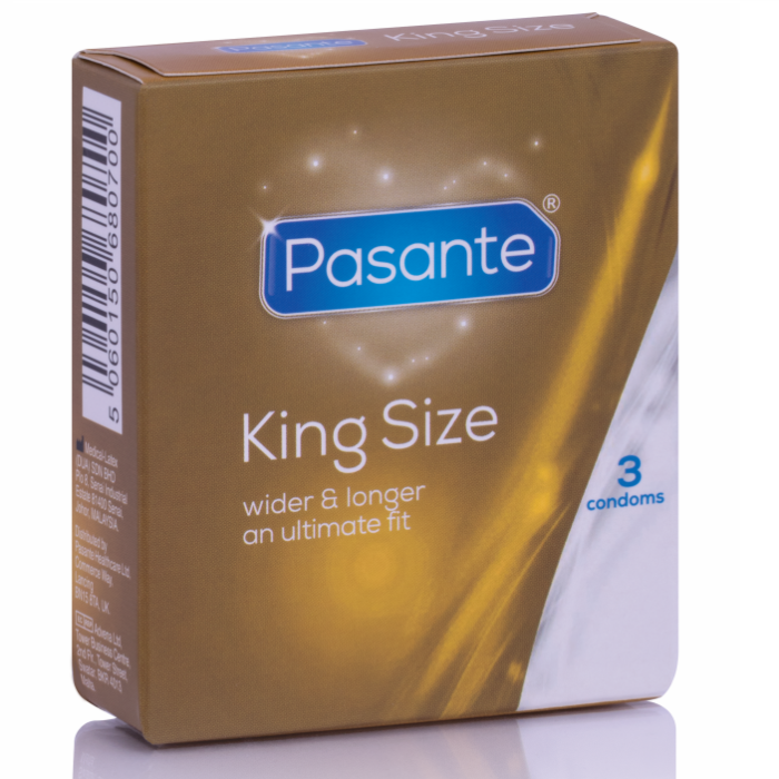 King XL Condoms - 3 units