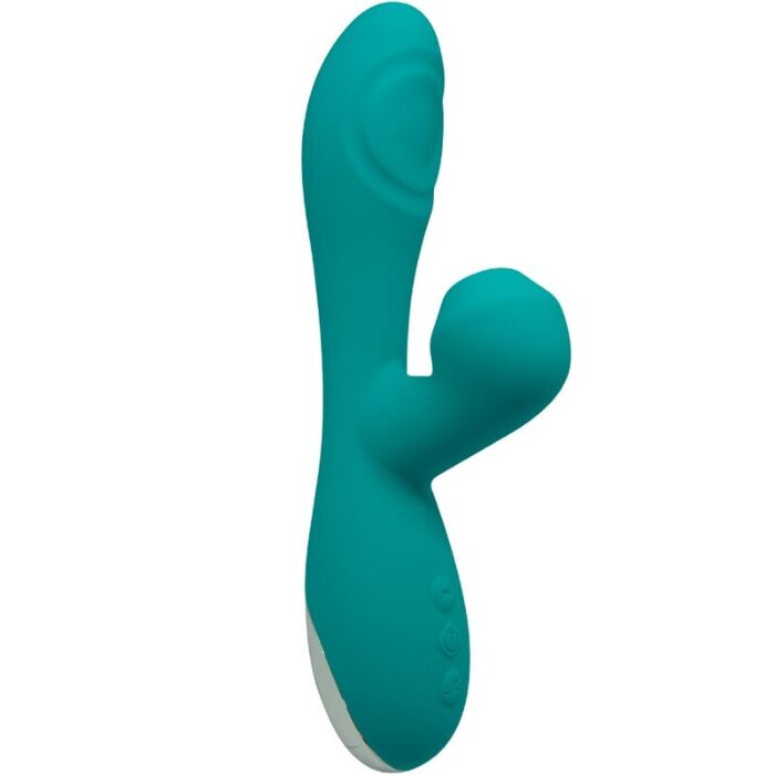 Caribbean Glow - Blue Vibrating Suction Cup
