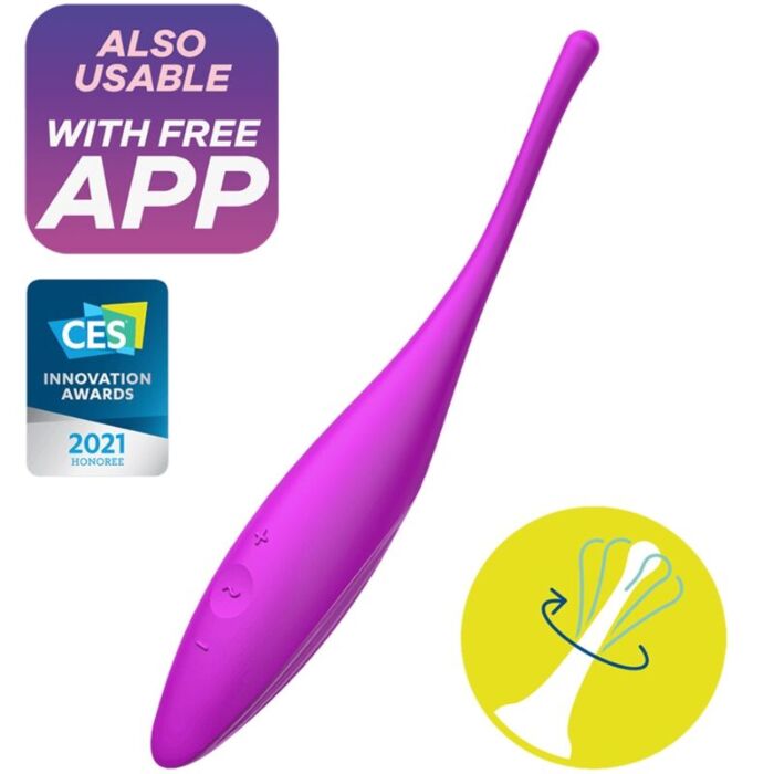 Clitoris Stimulator: Fuchsia Twirl