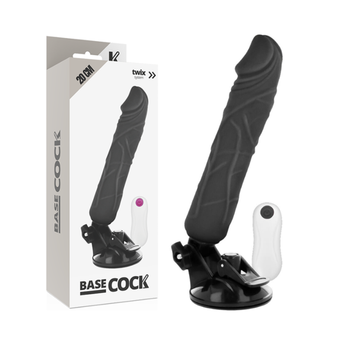 Total Control Black Vibrator 20 cm