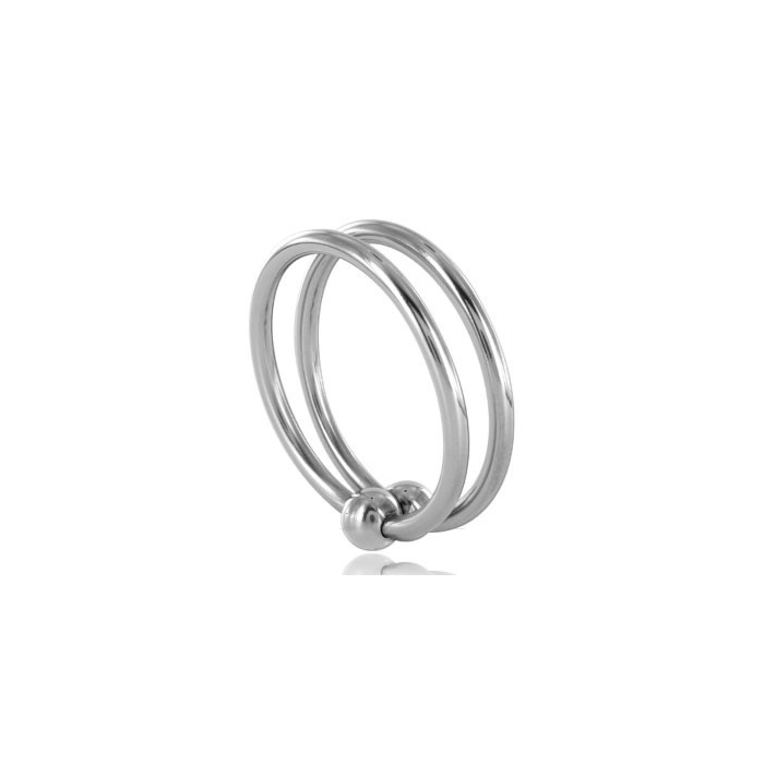 Double Glans Metal Hard Ring