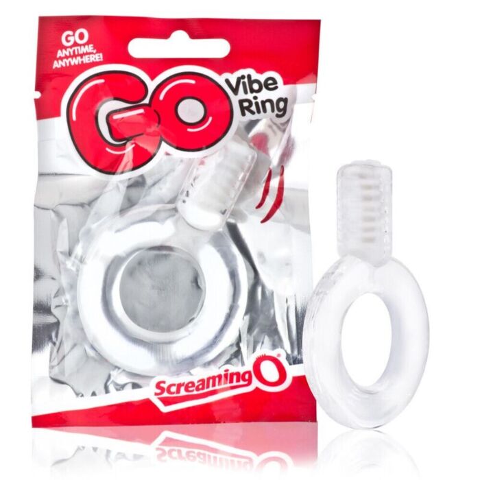 Transparent Vibrating Crystal Cock Ring