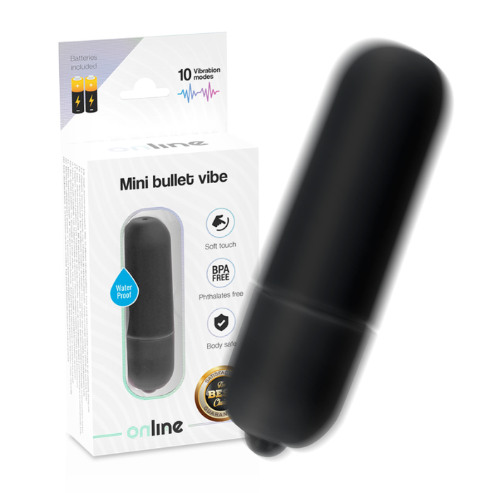 Black Mini Vibrating Bullet