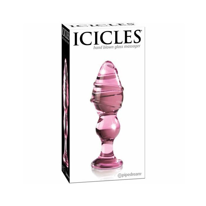 Icicles number 27 hand blown glass massager