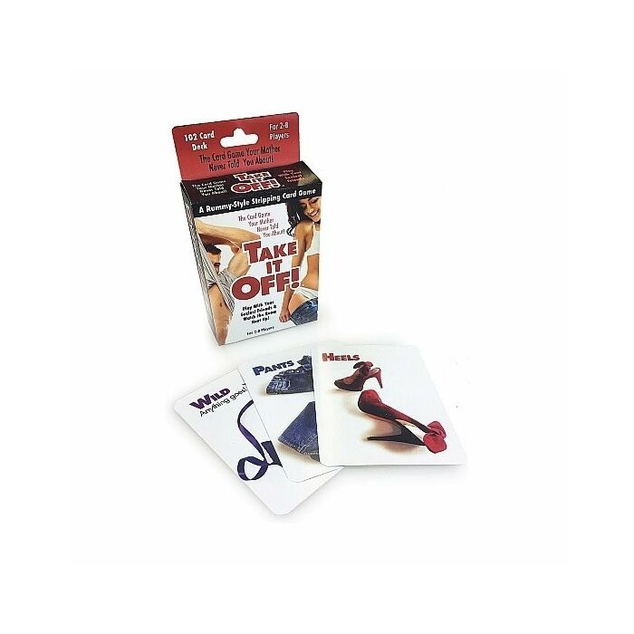Take it off - stripping card game