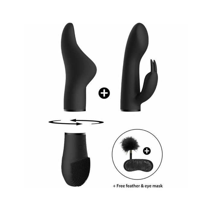 Pleasure kit 1 - two vibrating toys - black