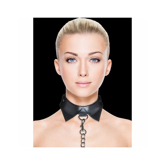 Ouch exclusive collar and leash black