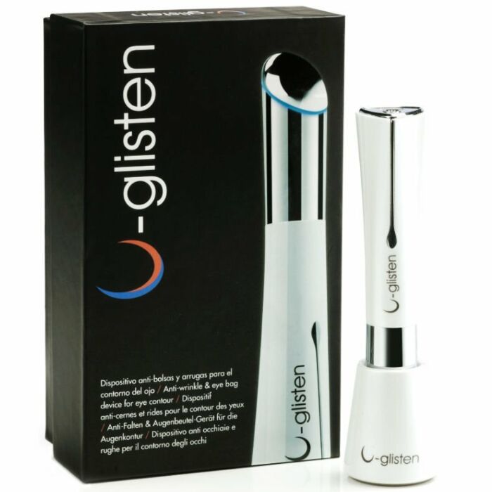 U-glisten portable device for daily eye contour care