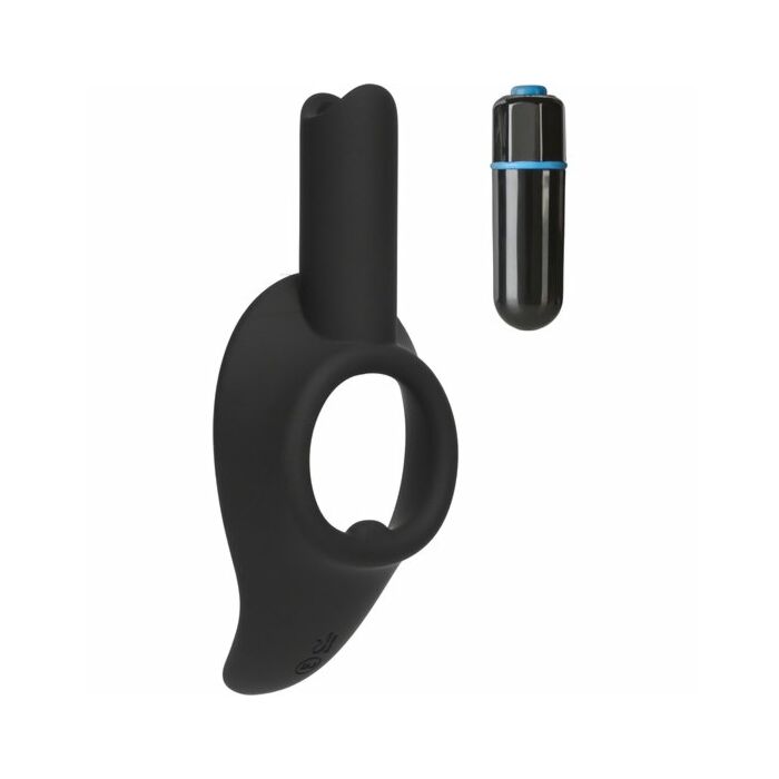 Cock jock vibrating c-ring black