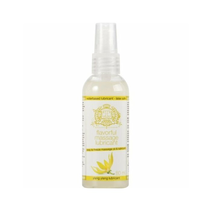 Flavorful massage lubricant - ylang ylang