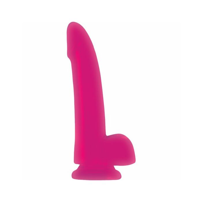 5 inch smooth rider dong - pink