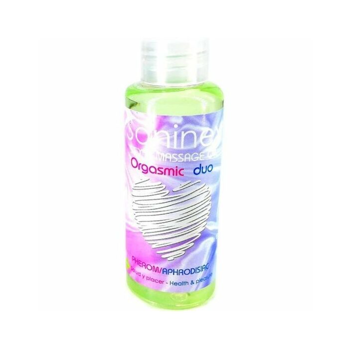 Saninex orgasmic duo sex and massage oil 100 ml