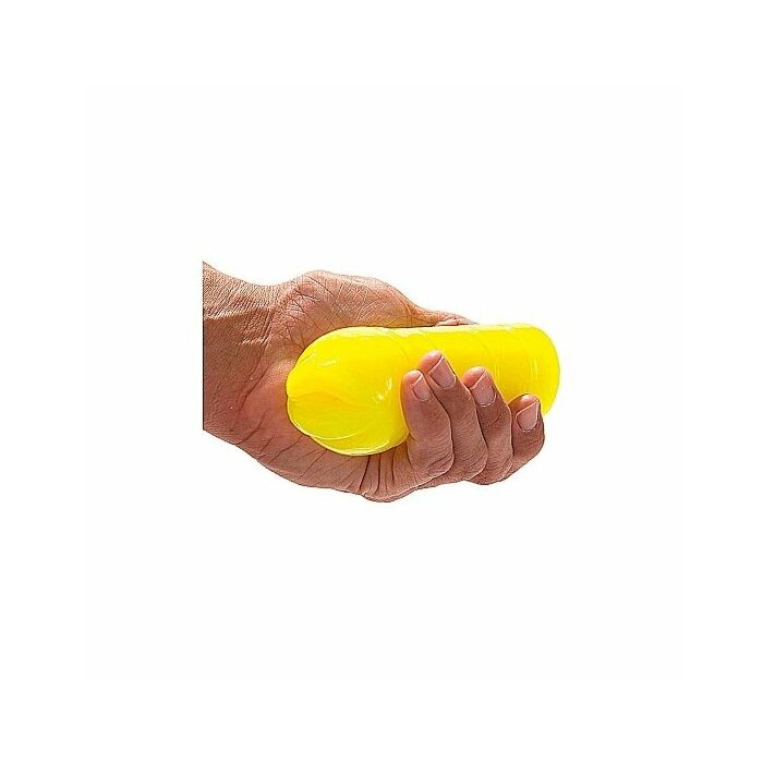 Glo-glo a go-go mouth stroker - electric lemon