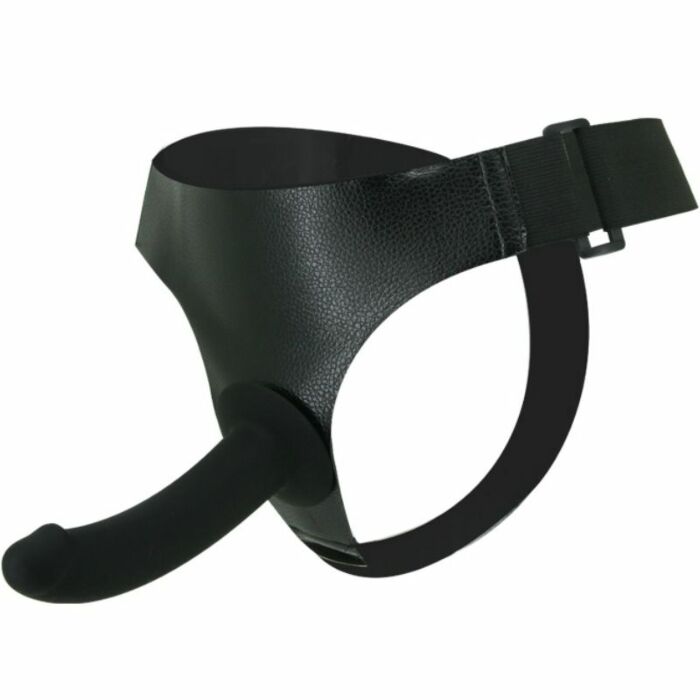 Ultra passionate harness with strap on black 15 cm