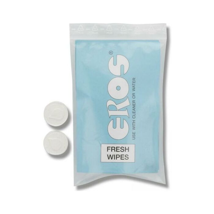 Eros Freshness Wipes.