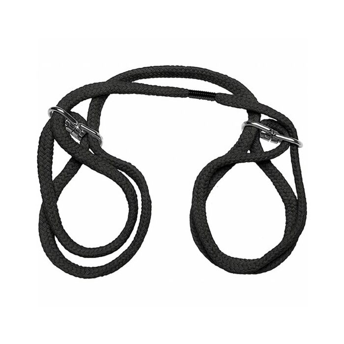 100% cotton, ties - black